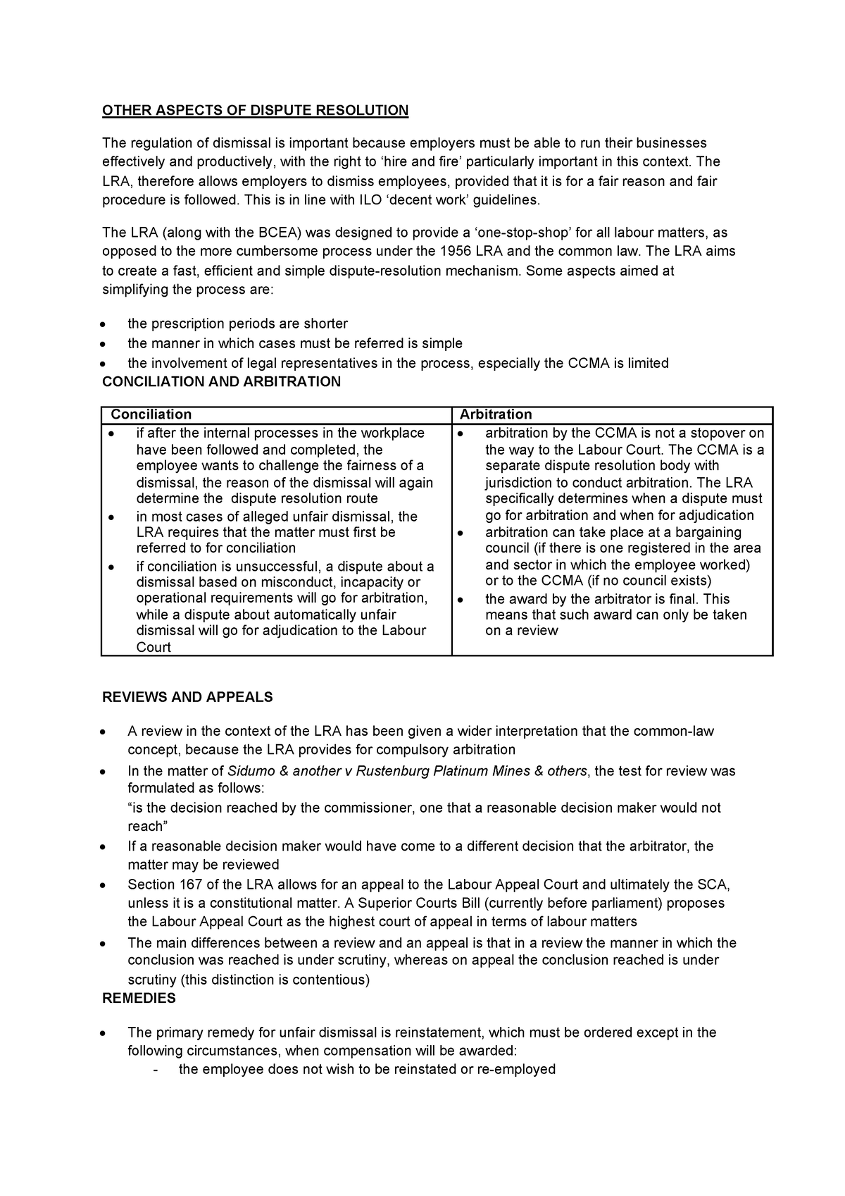 dissertation topics on dispute resolution