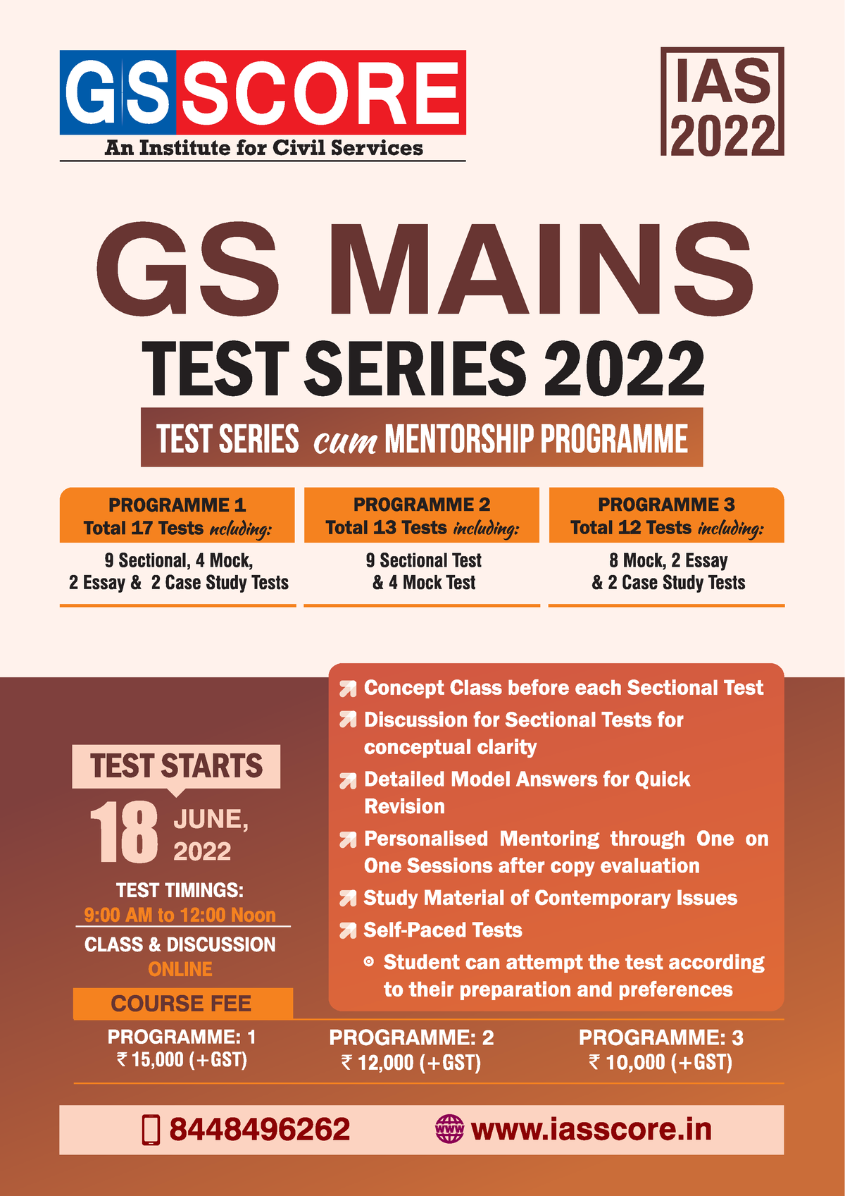 GS Mains TEST Series 20221 - 4 IAS MAINS 2022 ! Appointment To Various ...