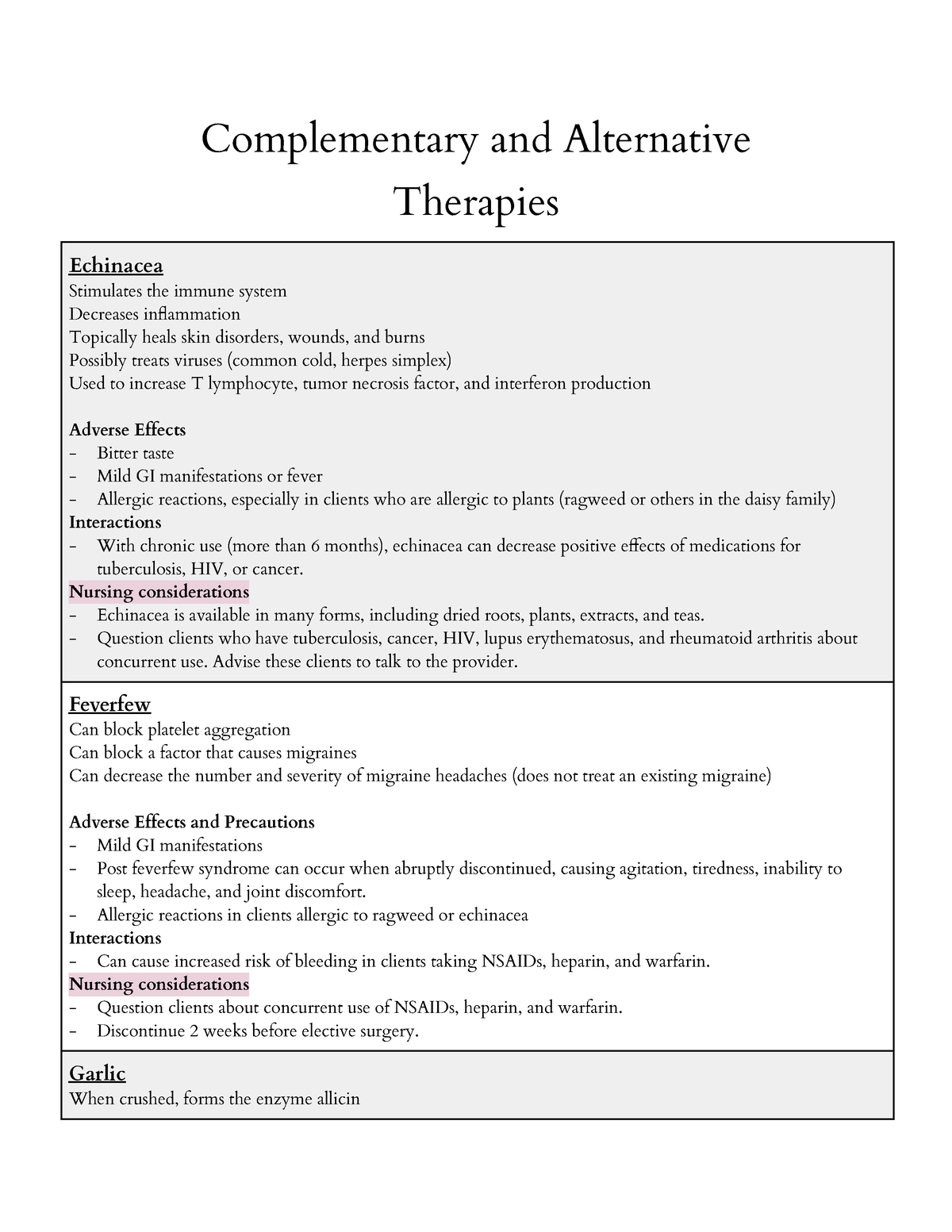 Complementary And Alternative Therapies - Complementary And Alternative ...