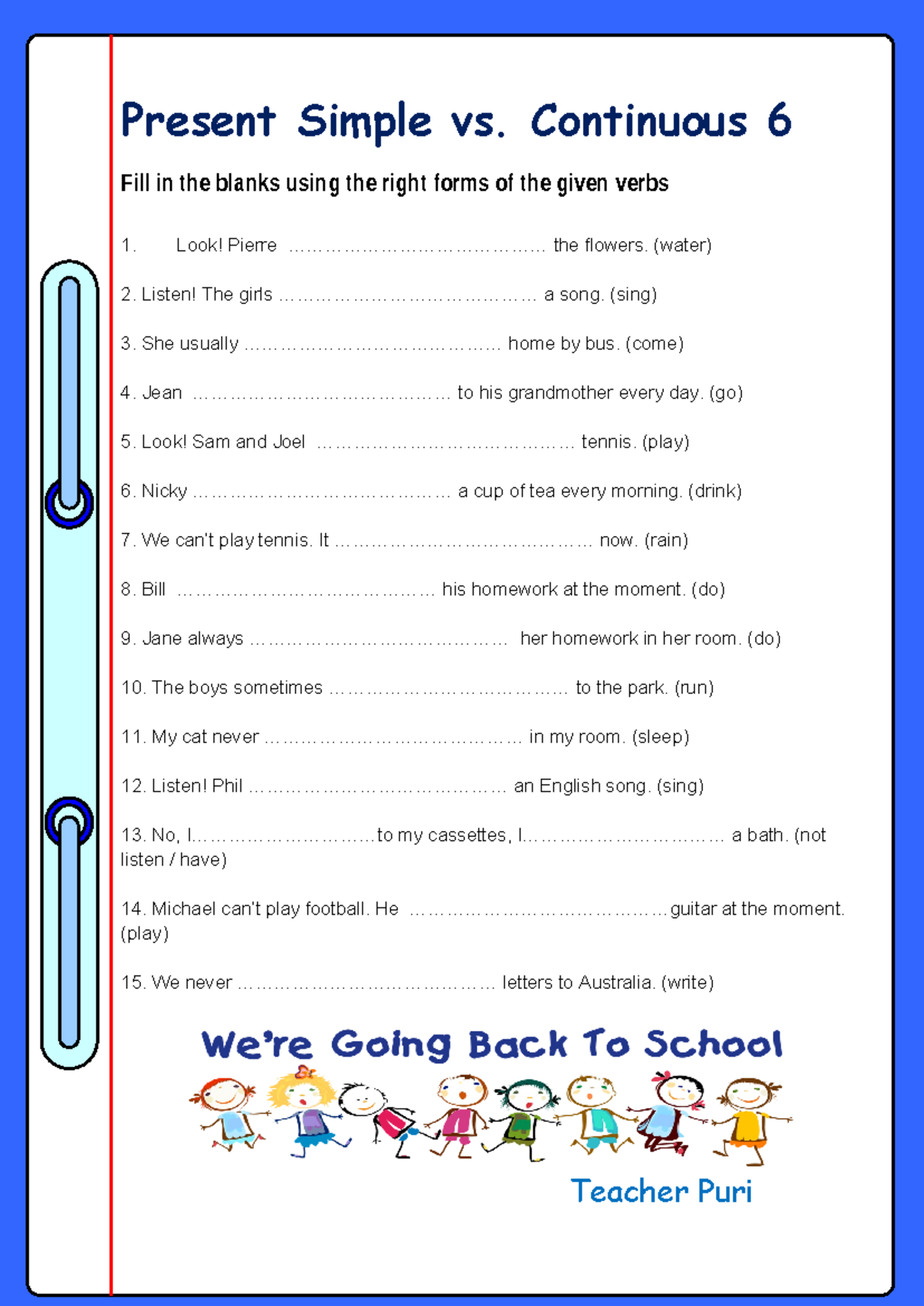 Present-simple-vs-present-continuous-grammar-drills-tests 85461 ...