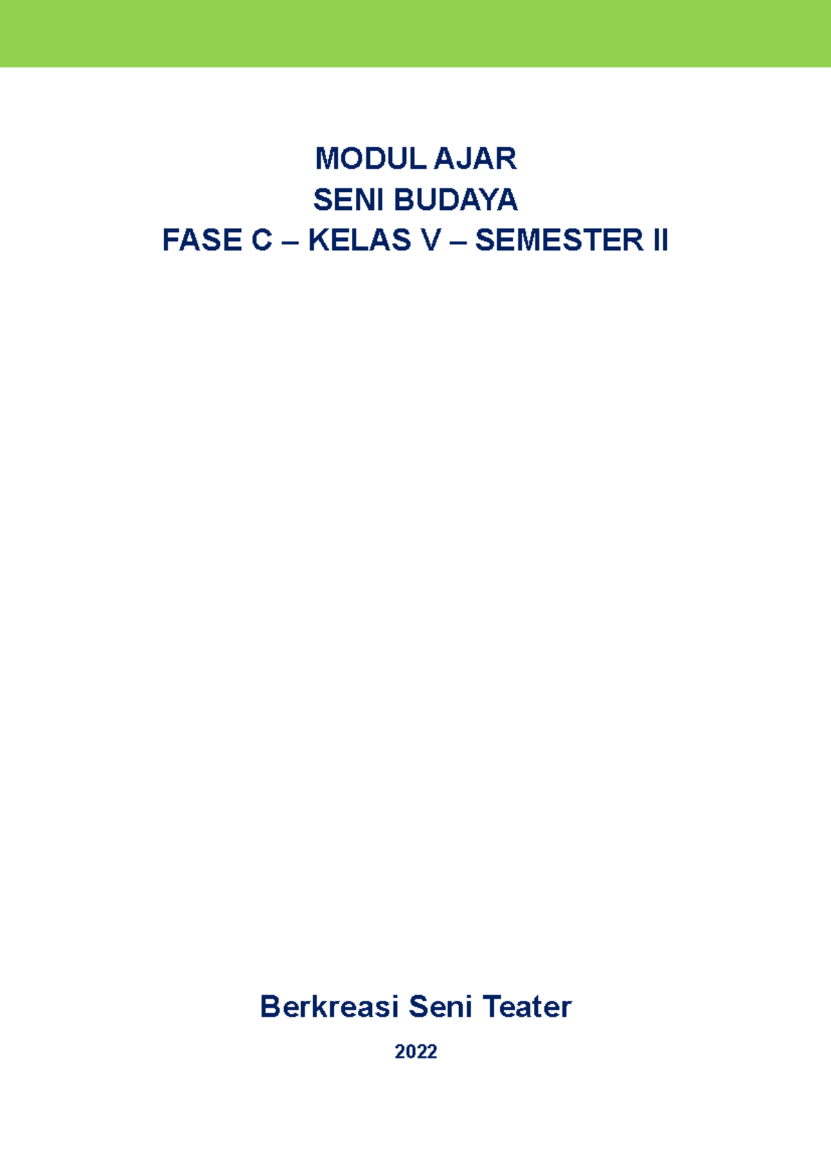 8. MA-8-Seni Budaya FASE C Kelas 5 - MODUL AJAR SENI BUDAYA FASE C ...