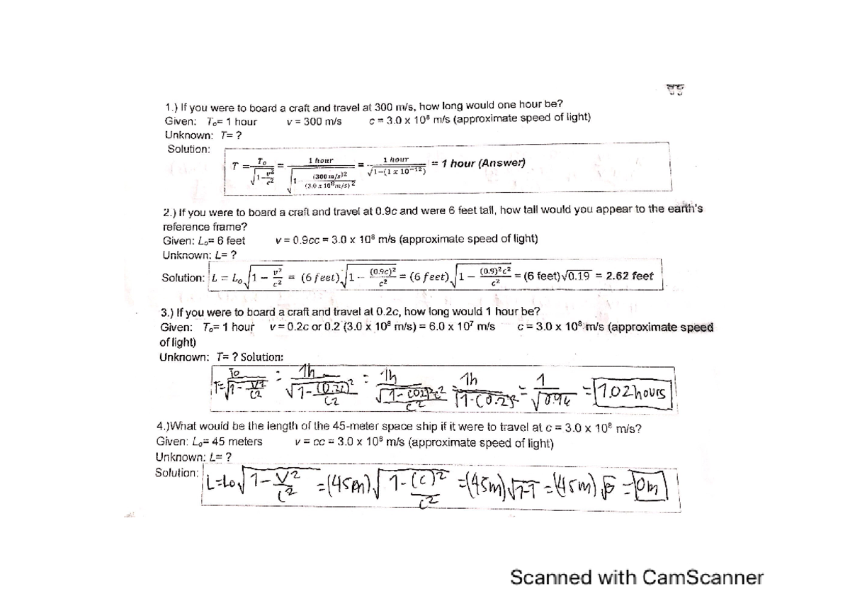 Physics Practice Problems (12) - College Physics 1 - PangSU - Studocu