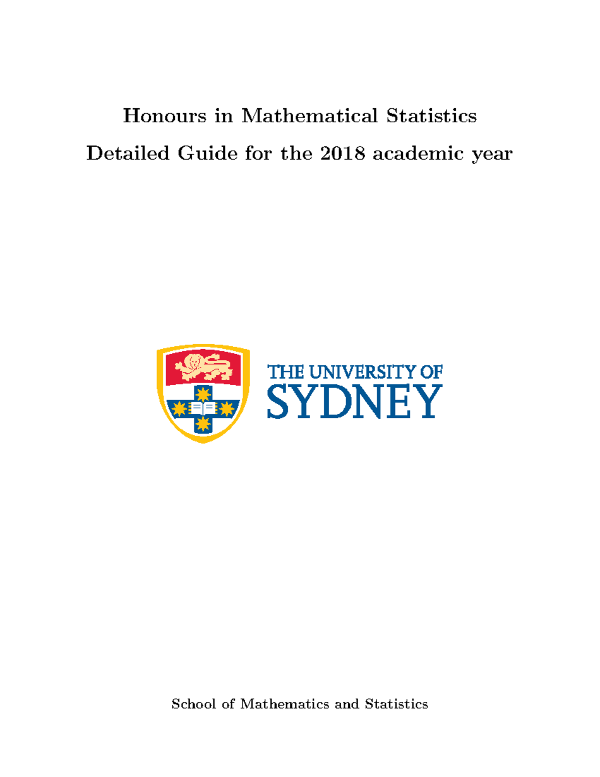 Maths-stats-honours - honour requirement - Honours in Mathematical ...