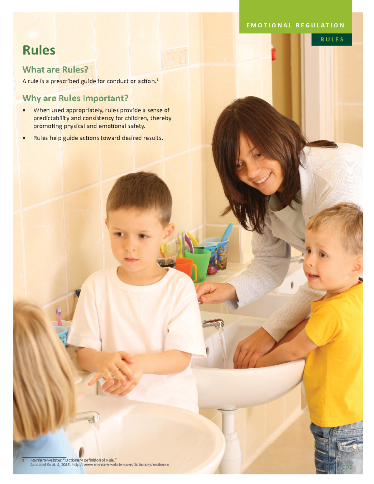 Emotional 20Regulation 20-20Rules 1 - Rules What are Rules? A rule is a ...