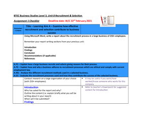 pearson assignment brief iv form