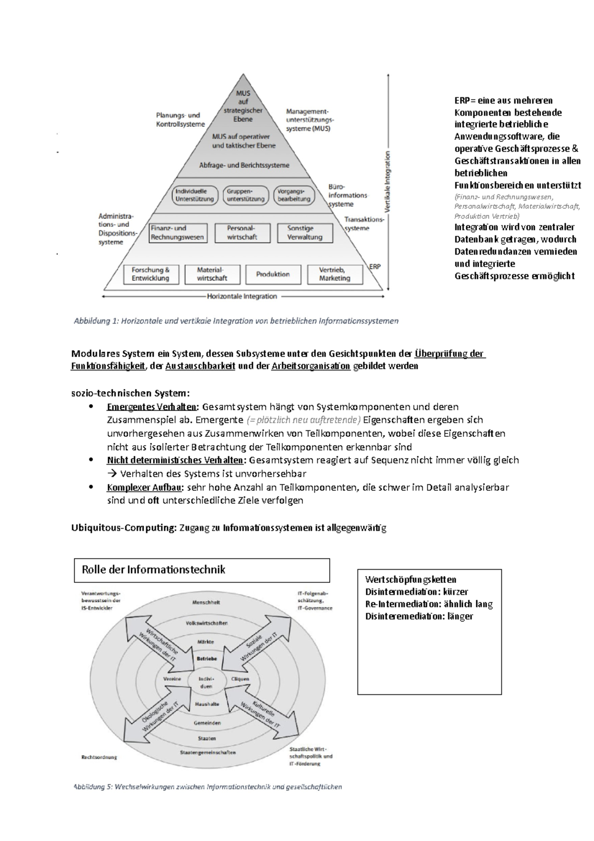 BIS Zusammenfassung - Modulares System Ein System, Dessen Subsysteme ...