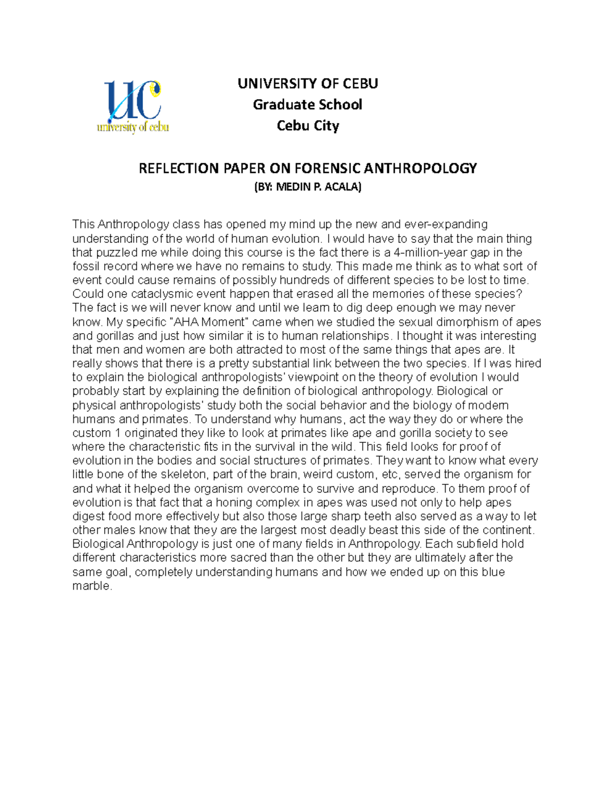Anthropology - he study of human societies and cultures and their ...