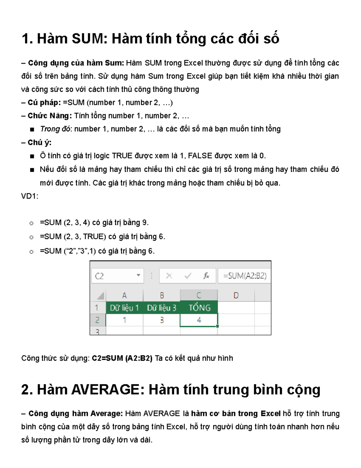 C C H M Excel C N N M H M Sum H M T Nh T Ng C C I S C Ng D Ng