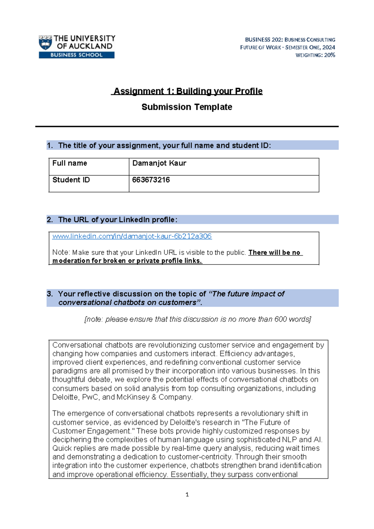 B202-Assignment 1 Submission Template-Wednesday-S1-2024-2 - BUSINESS ...
