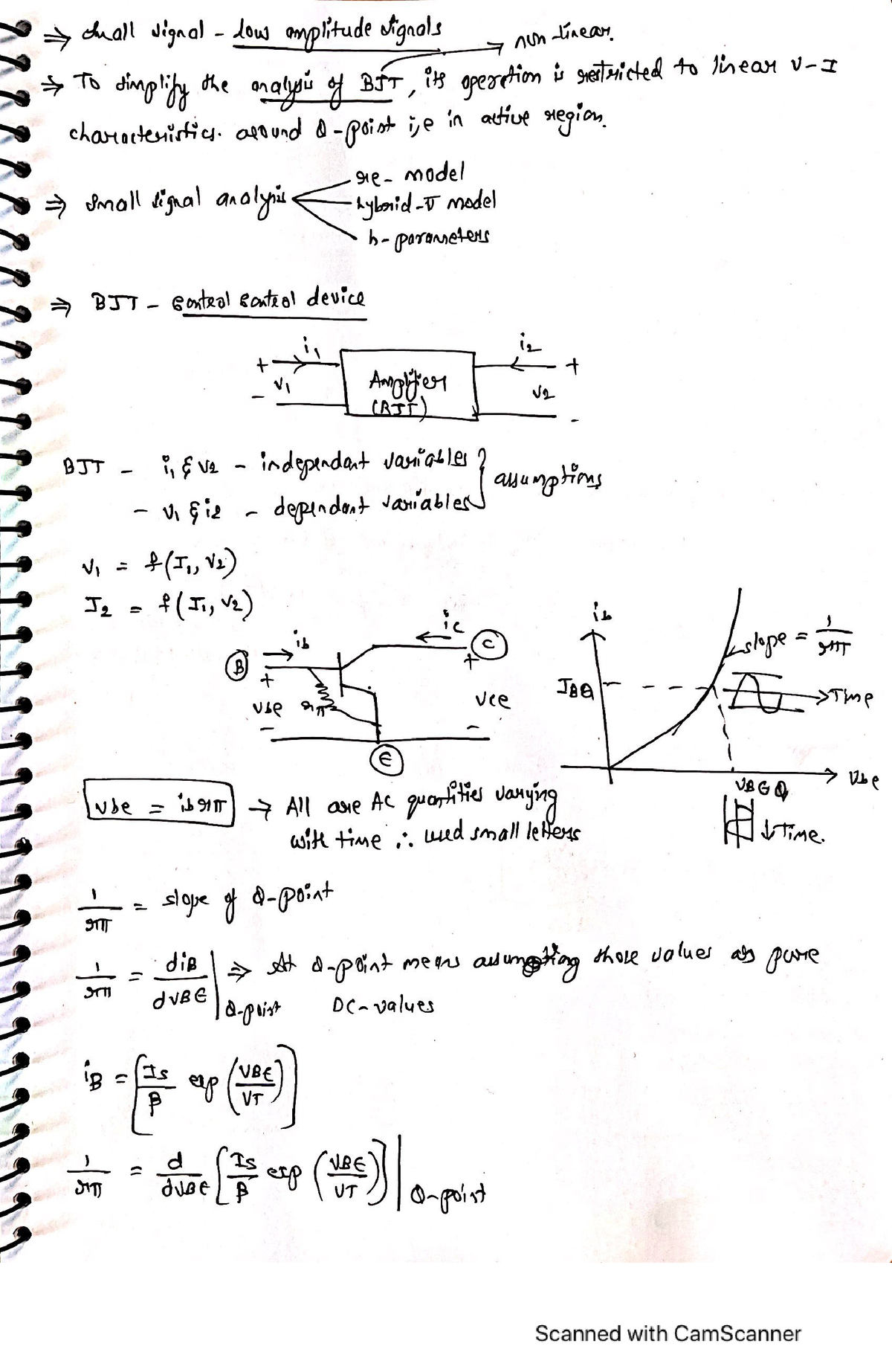 BJT Basics And Theory To Understand - Analog Electronics - Studocu