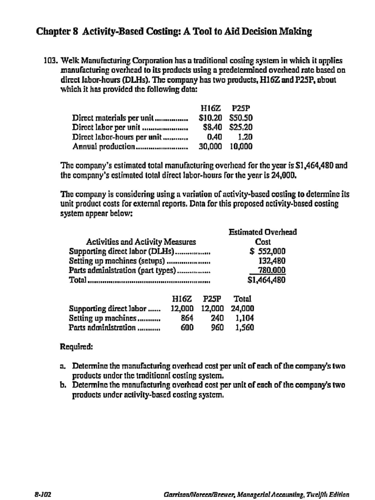 ACC731 1 - Euhdhd - Chapter 8 Costing: A Tool to Aid Decision Making ...