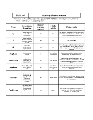Bio 1107 Exam 1 Study Guide (ANS) fixed - Exam 1 Study Guide: Chapters ...