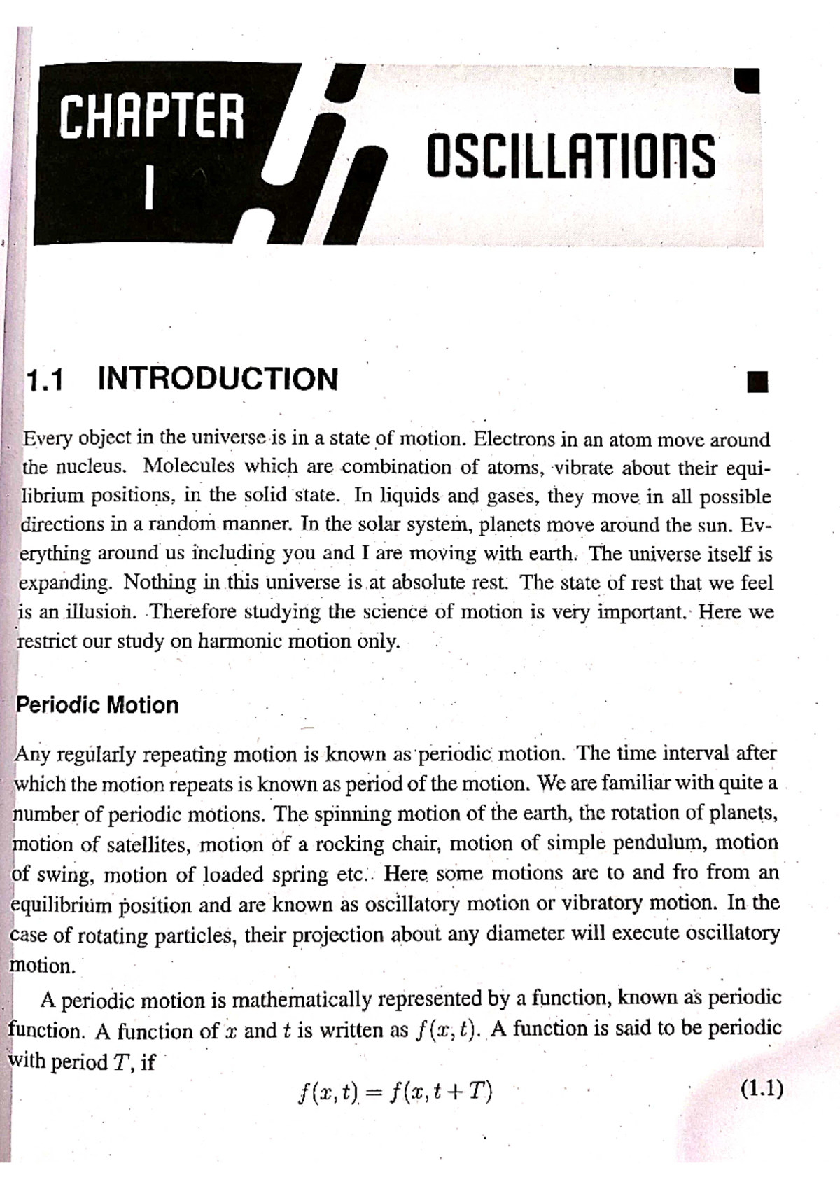 Chapter 1 Oscillations Engineering Physics B Studocu