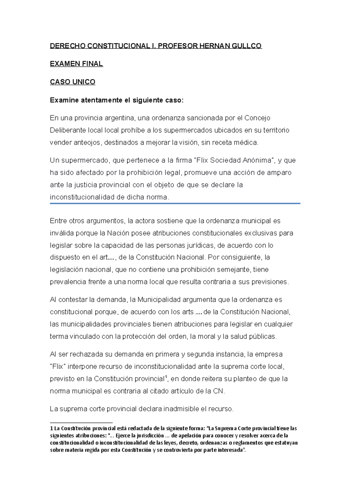 Derecho Constitucional I 2021 Final - DERECHO CONSTITUCIONAL I ...
