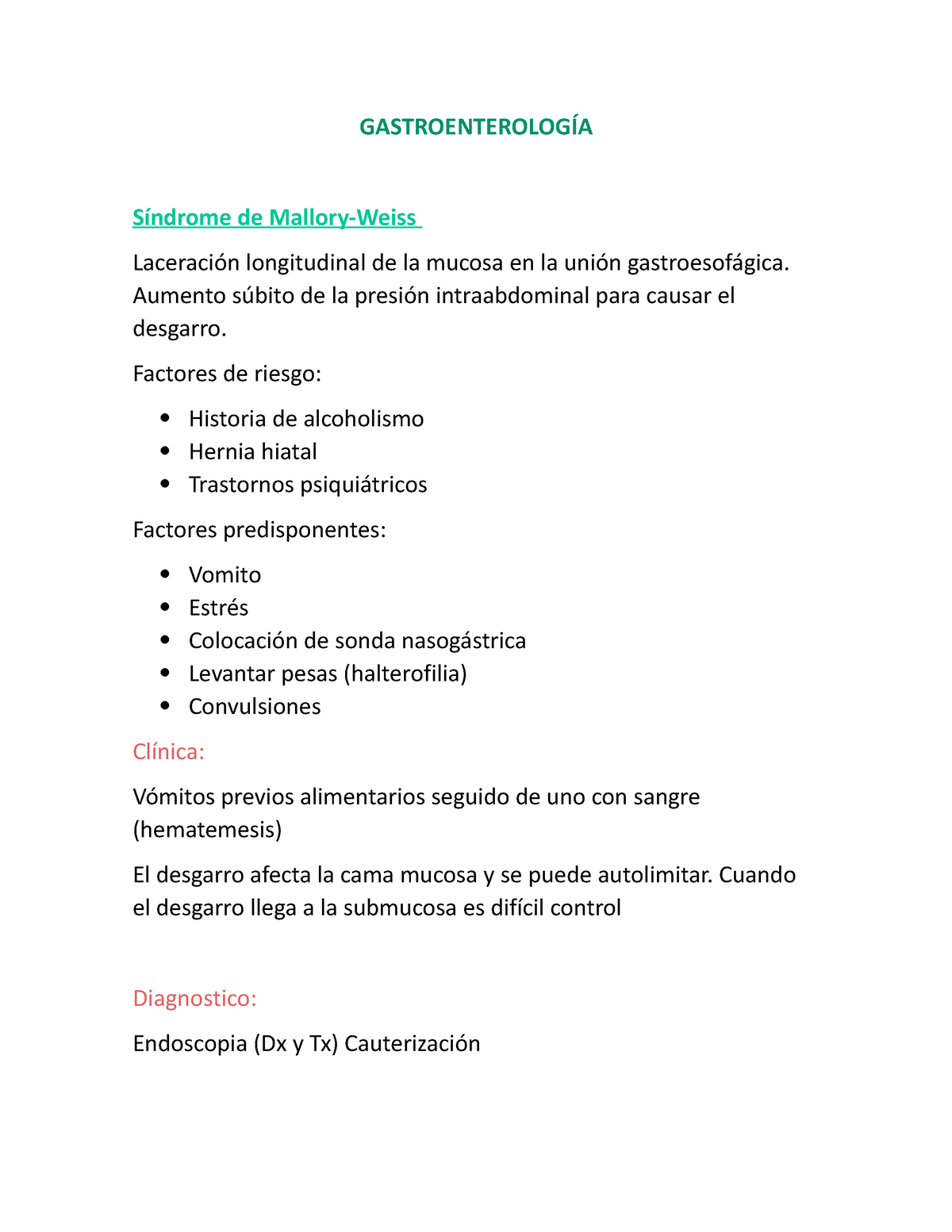 Temas DE Gastrologia - Manual CTO - GASTROENTEROLOGÍA Síndrome de ...