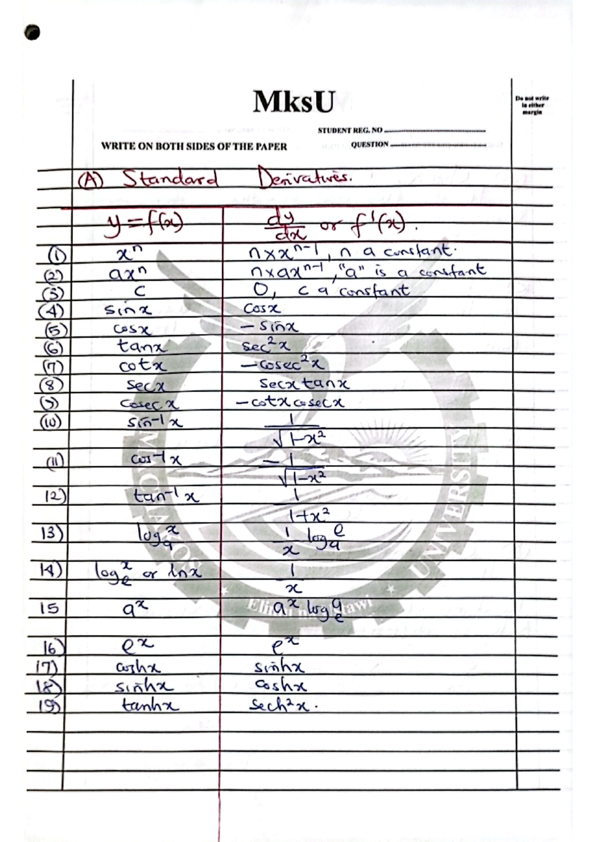 Differentiation - calculus1 - Computer Technology - Studocu