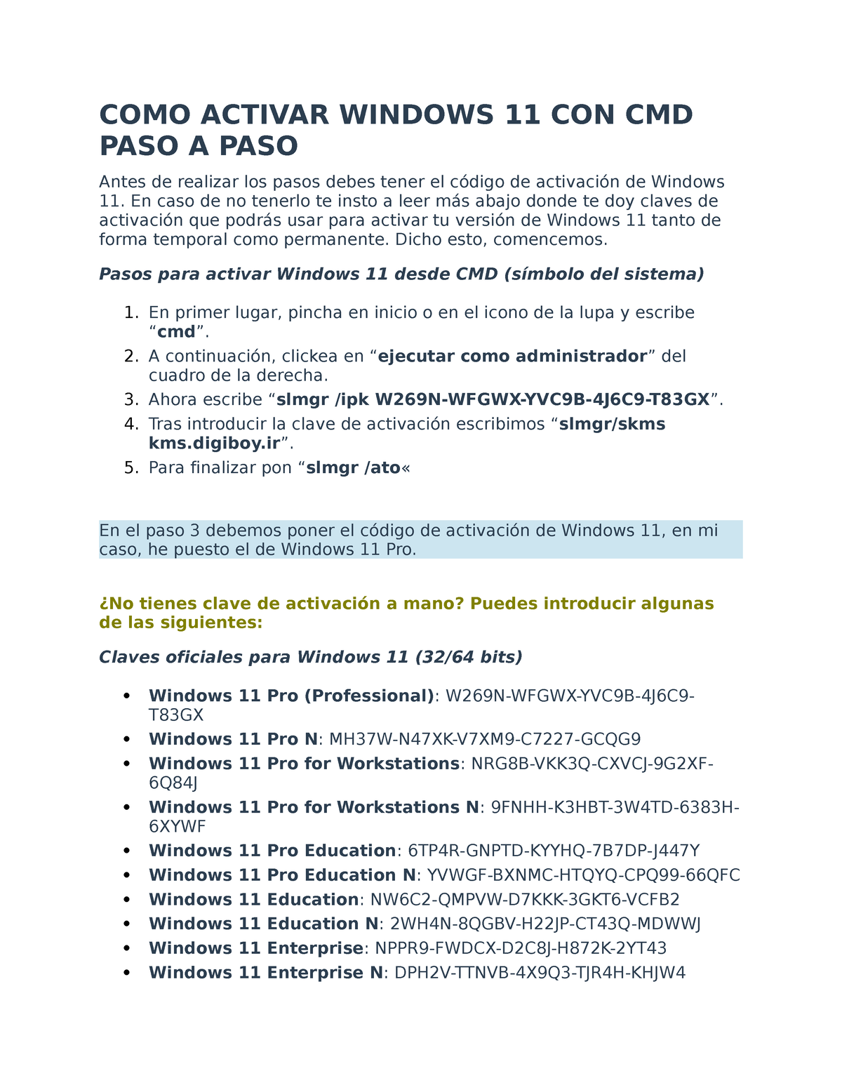 Como Activar Windows Con Cmd Paso A Paso Como Activar Windows Con Cmd Paso A Paso Antes