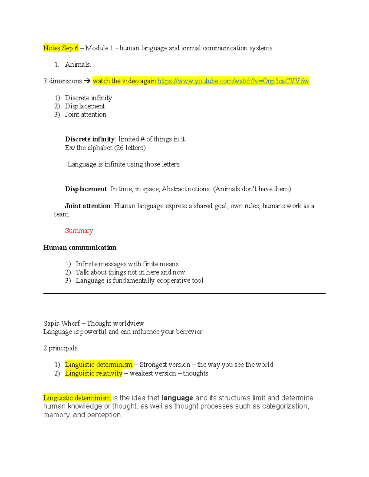 Notes - 3 dimensions watch the video again https:// youtube/watch?v ...