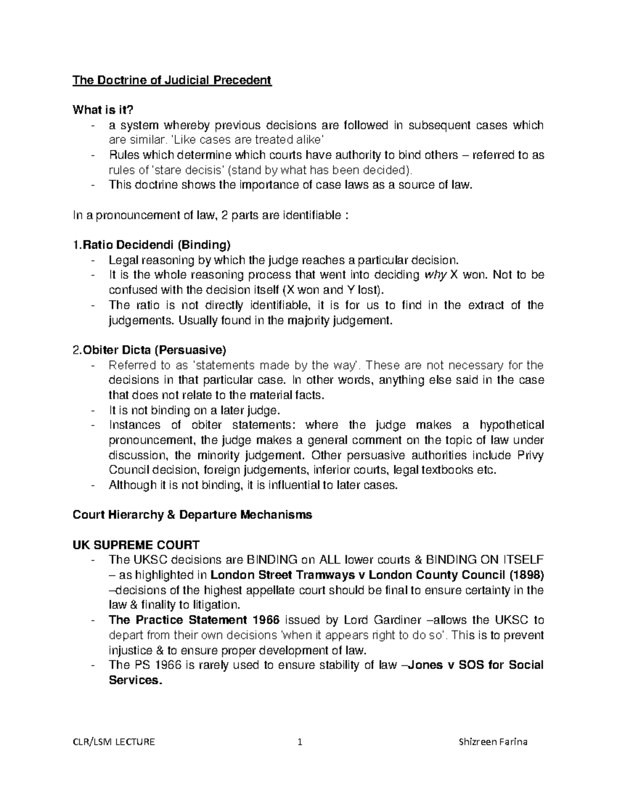 lecture-notes-the-doctrine-of-judicial-precedent-what-is-it-a