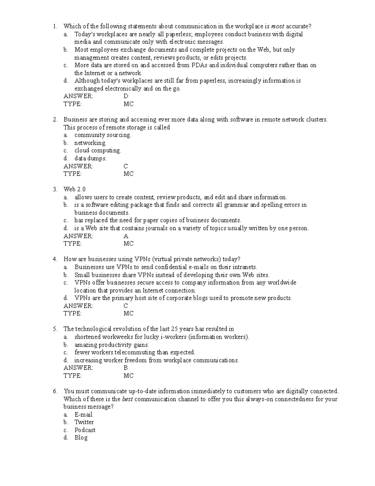 Chapter-05 - revision for English course - Which of the following ...