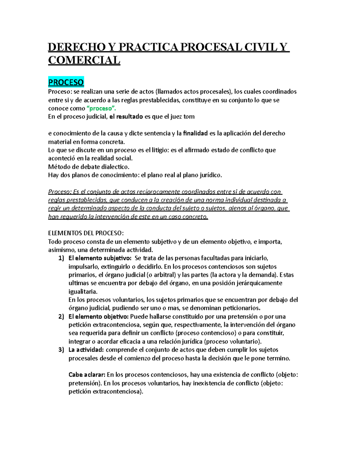 Derecho Procesal Civil Y Comercial - DERECHO Y PRACTICA PROCESAL CIVIL ...