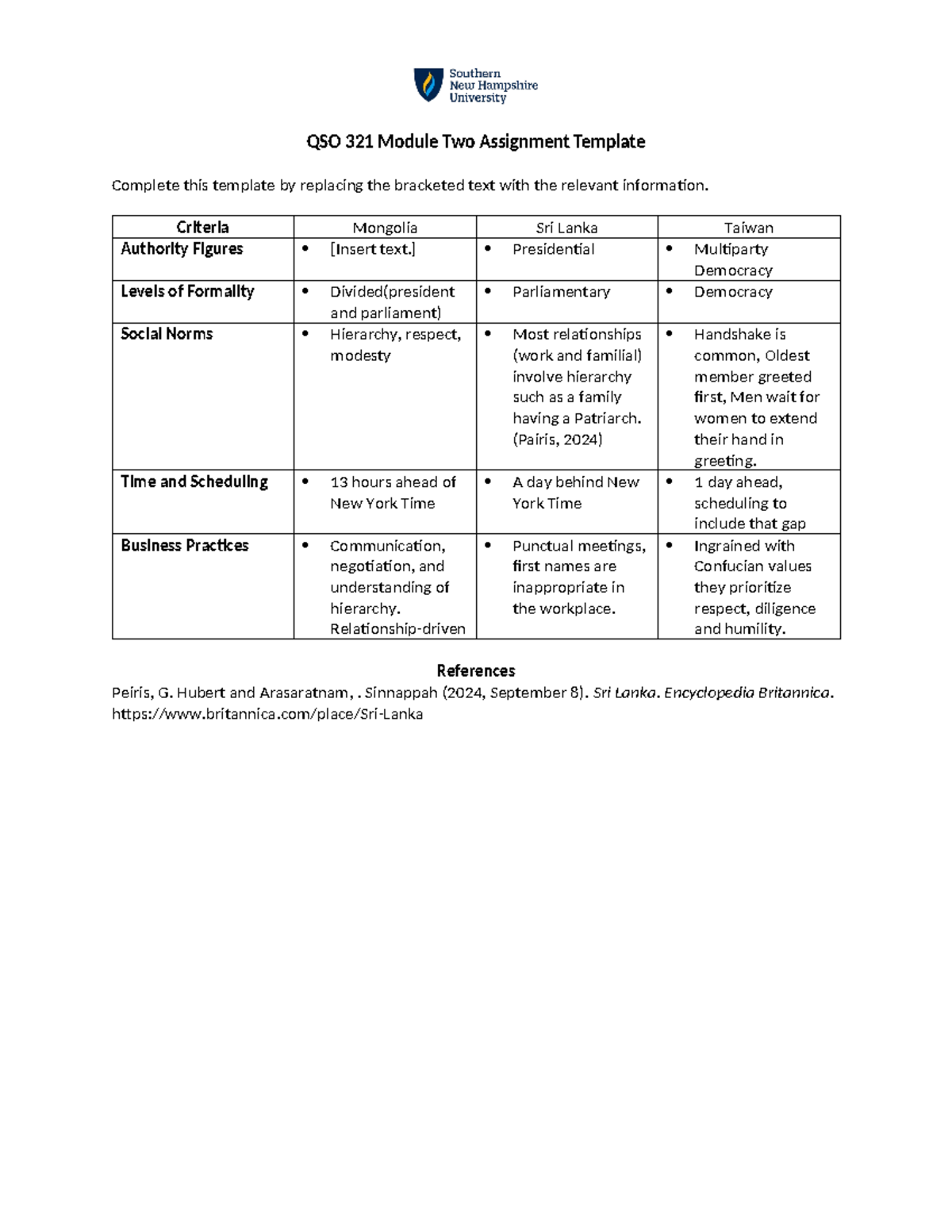 QSO 321 Module Two Assignment Template - QSO 321 Module Two Assignment ...