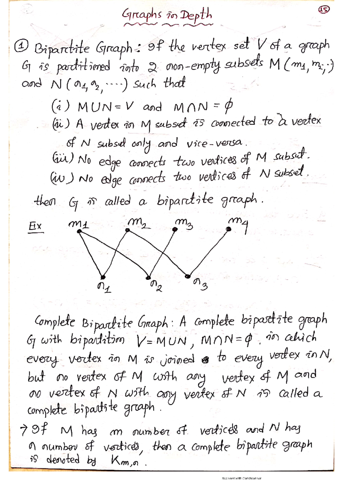 Lecture Notes #03 - graph theory - Studocu