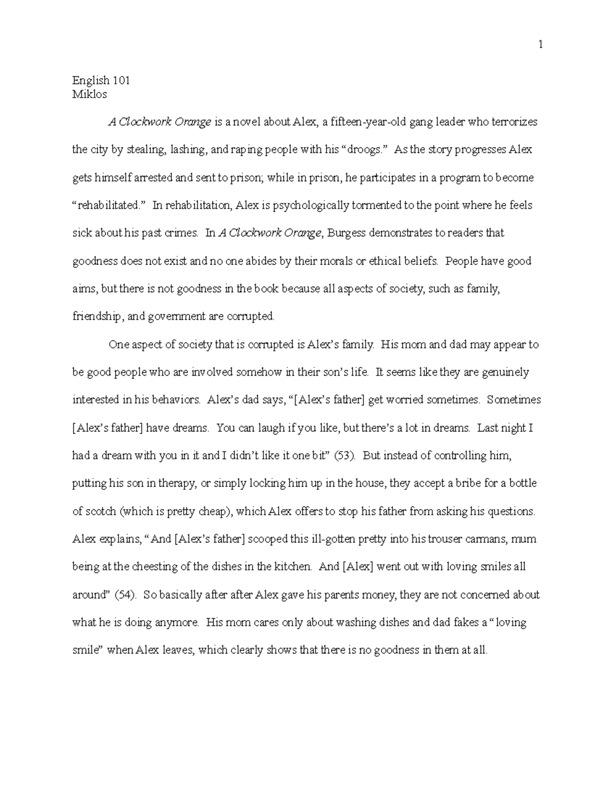 Clockwork SampleBribery Sec Source English 101 Miklos A Clockwork