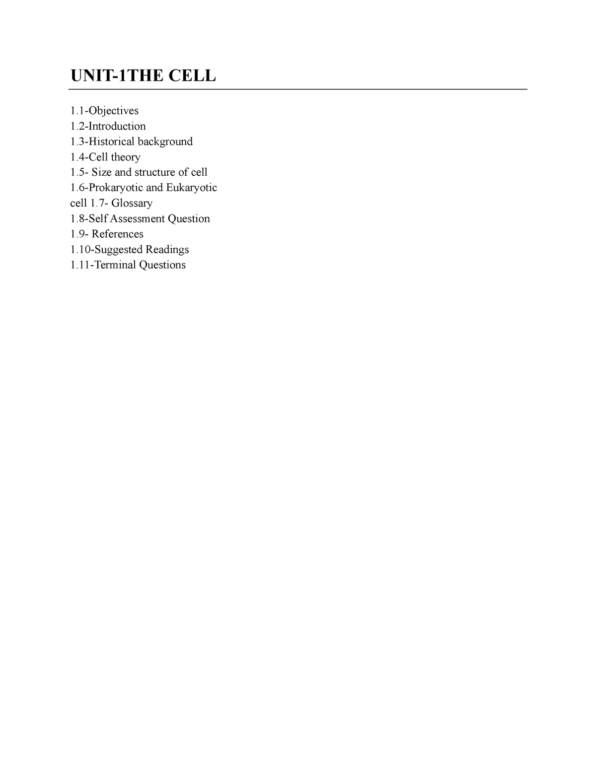 cell-biology-the-cell-class-notes-unit-1the-cell-1-objectives-1