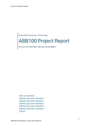 ABB100 Tutorial Week 2-3 - b) No, we are depleting resources faster ...