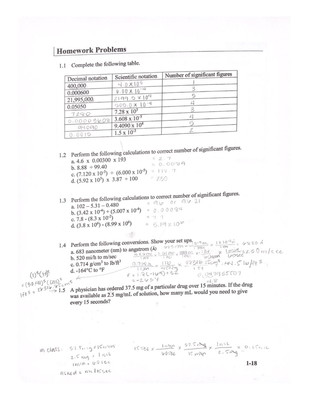 Unit (1) Homework - Victor Valley College CHEM-100 - CHEM 100 - Studocu