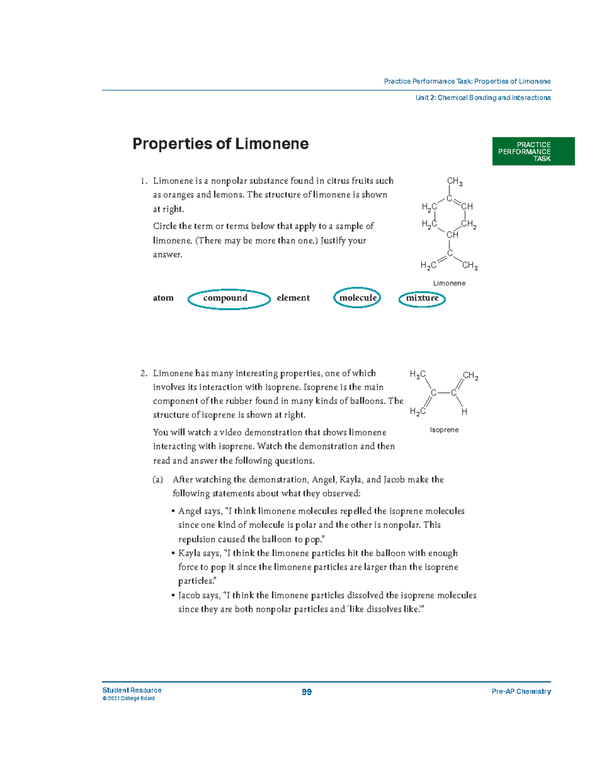 Kami Export - Mallory Tanner - Practice Performance Task Limonene ...