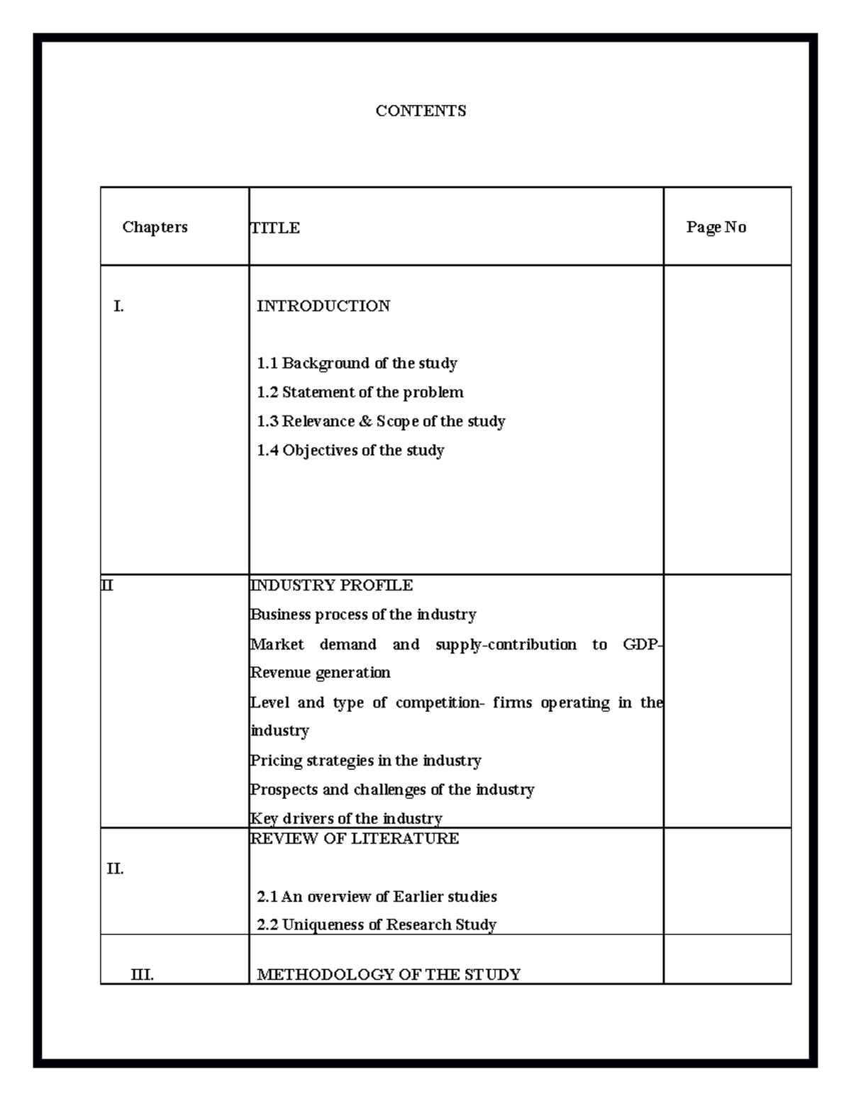 Rubynijila final project - CONTENTS Chapters TITLE Page No I ...