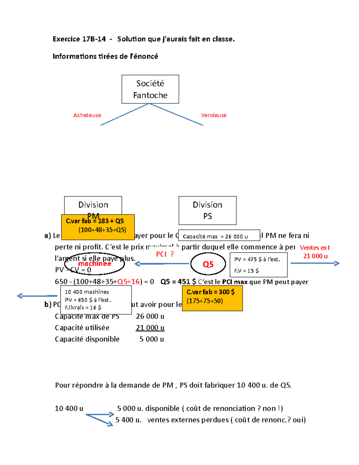 SCO3001 Exercice 17B.14 - Ma solution - Exercice 17B-14 - Solution que ...