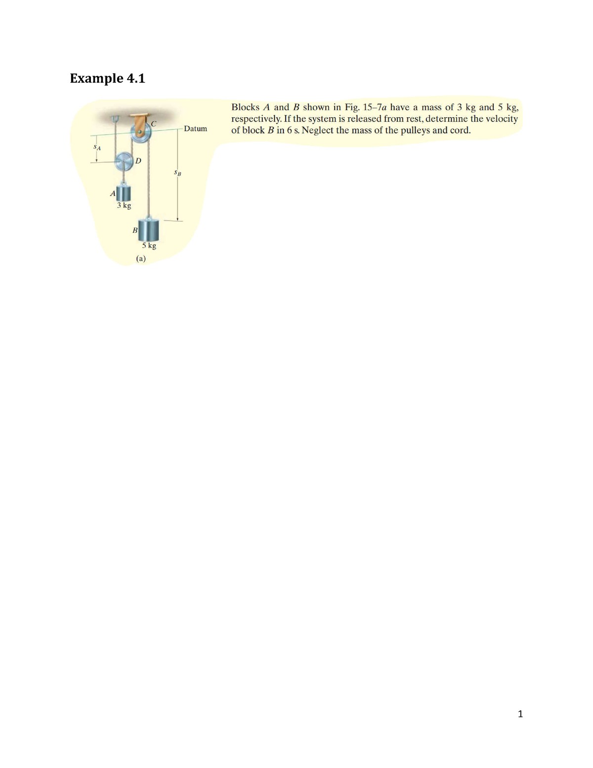 Module 4 Particle Kinetics-Impulse And Momentum Student Worksheet ...