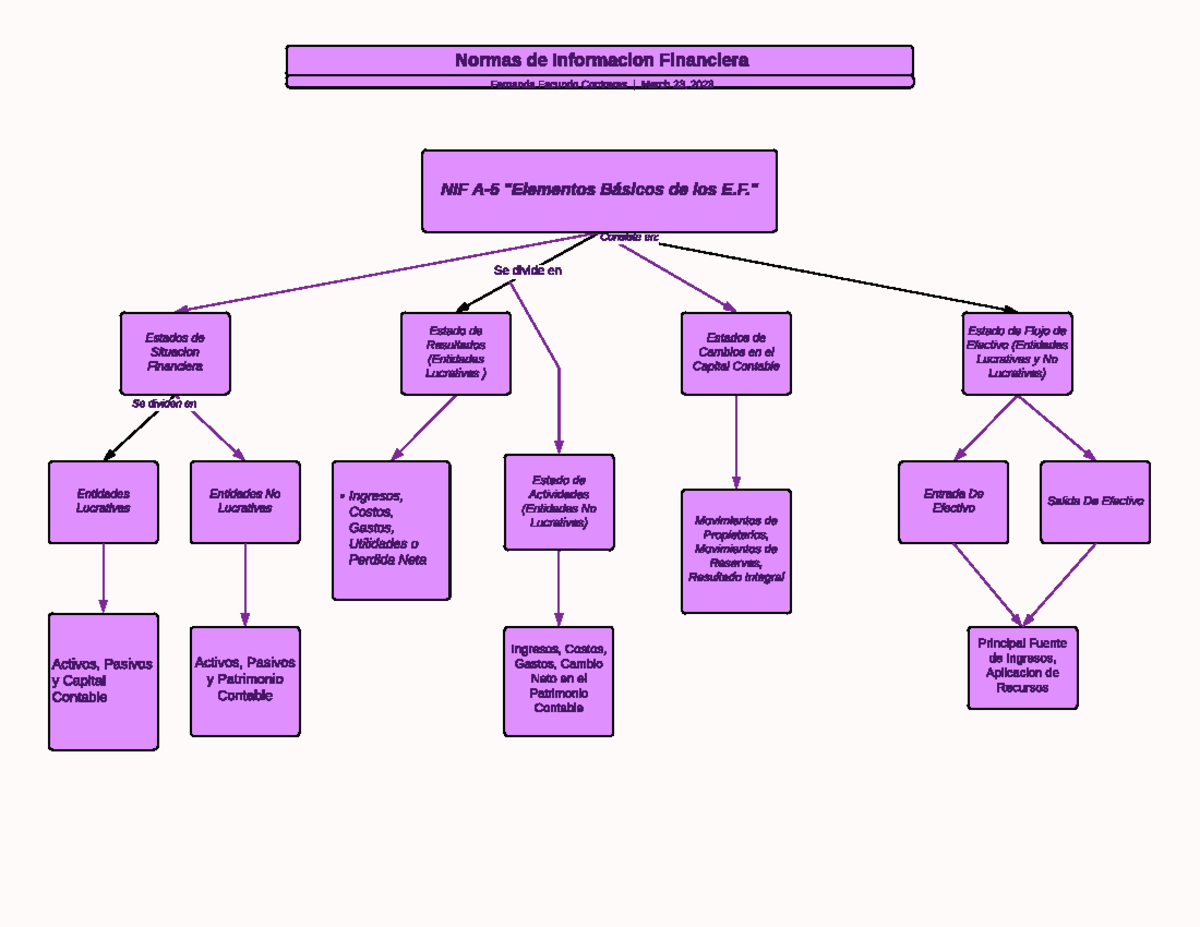 Nif A 5 Mapa Conceptual Se Divide En Consiste En Se Dividen En Nif