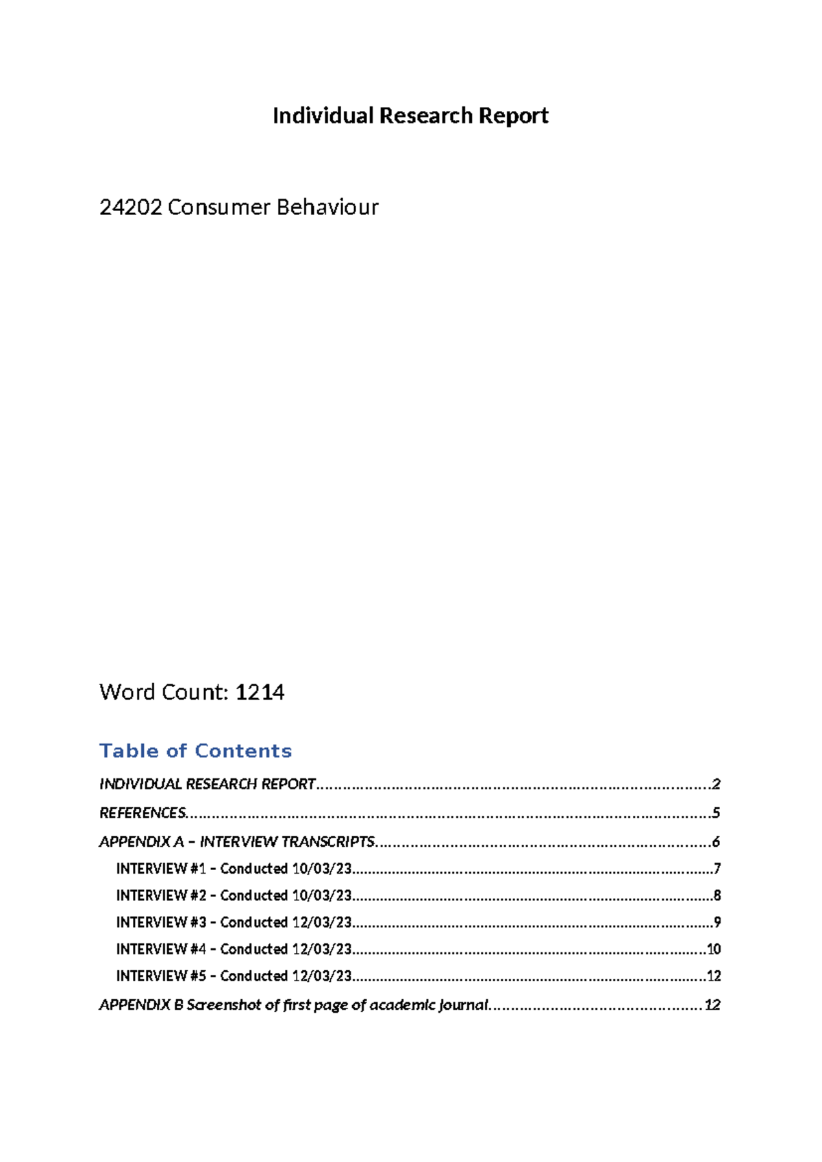 ap seminar individual research report word count