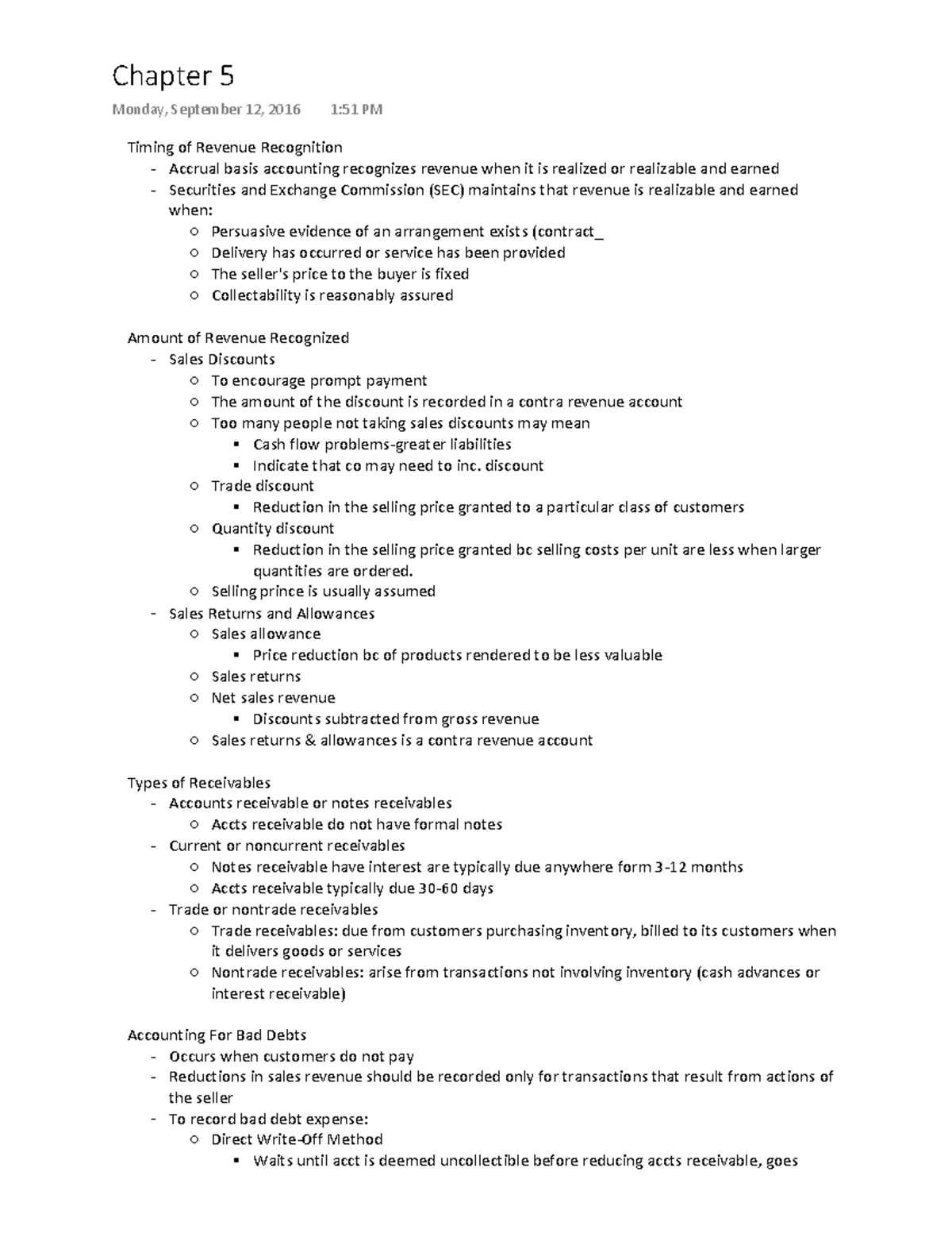 Chapter 5 - Summary Cornerstones of Financial Accounting - Warning: TT ...