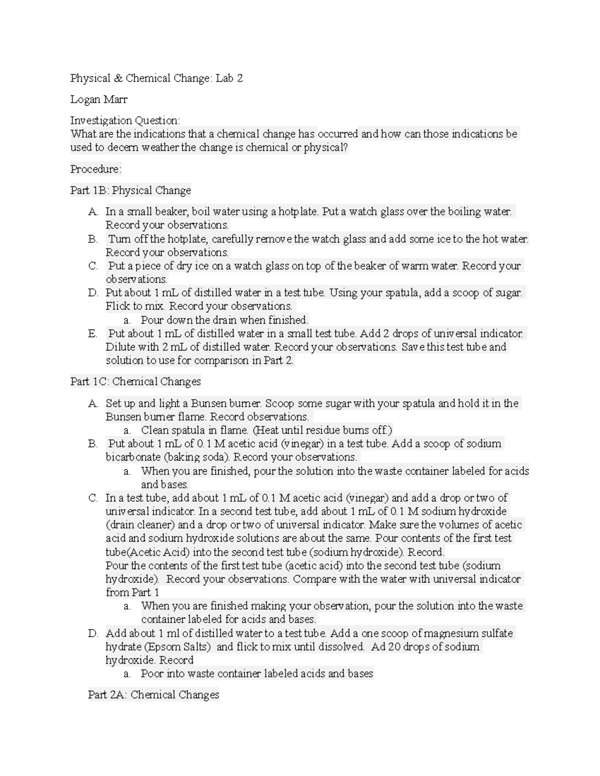 Physical And Chemical Changes Lab Studocu   Thumb 1200 1553 