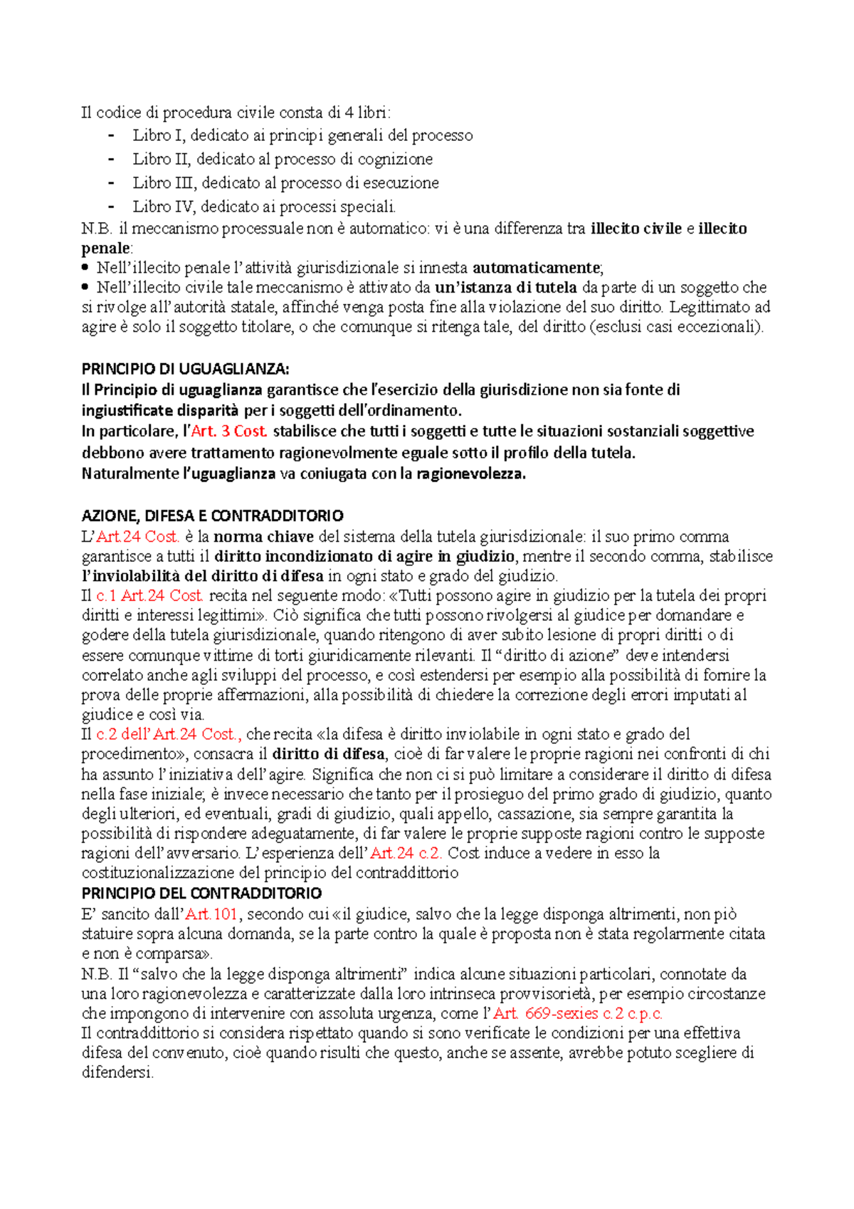 articolo 163 codice procedura civile