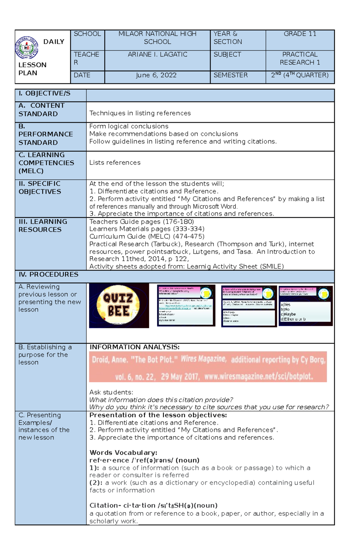 a-detailed-demonstration-lesson-plan-citation-and-reference-daily