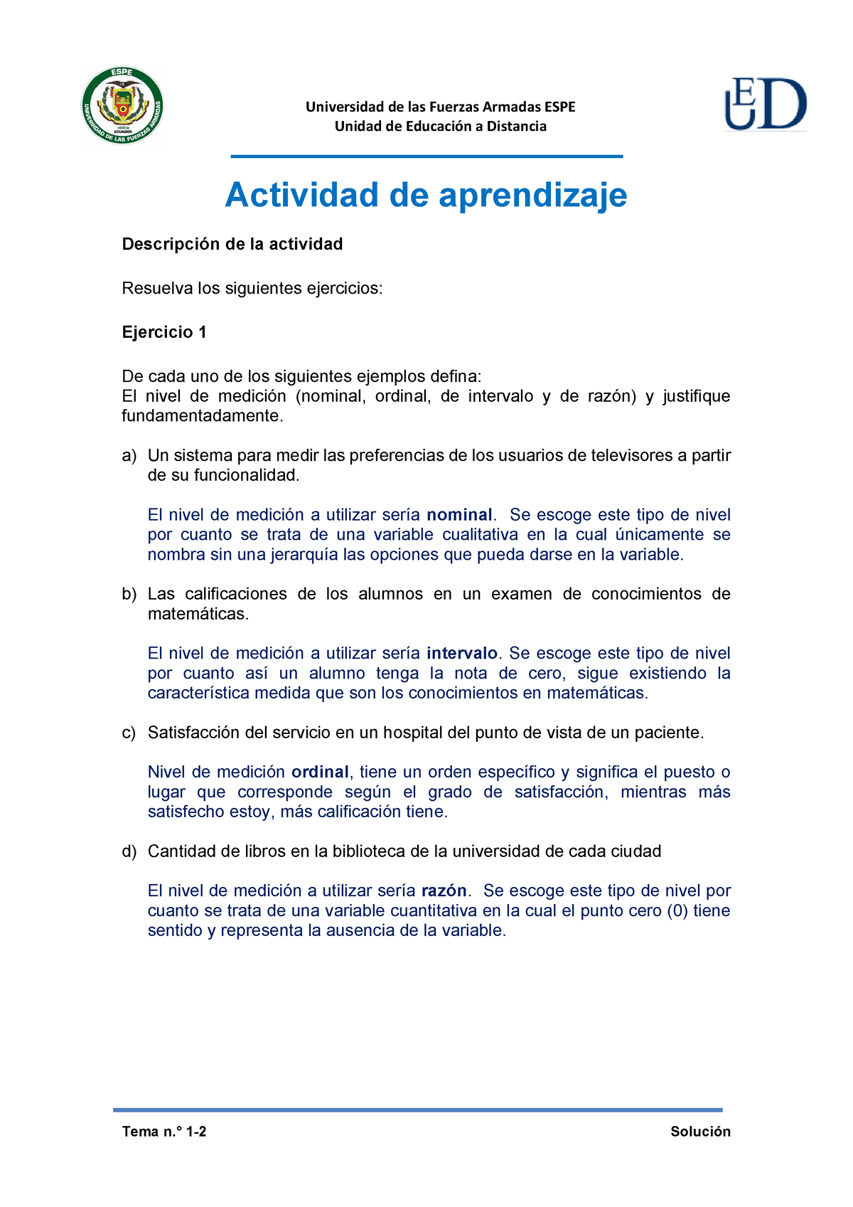 Estadistica Actividad 1 Solucion - Unidad De Educación A Distancia ...