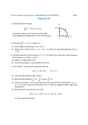 Tut02 - wovdp - Vector Calculus for Engineers (MAM2083F and MAM2085F ...