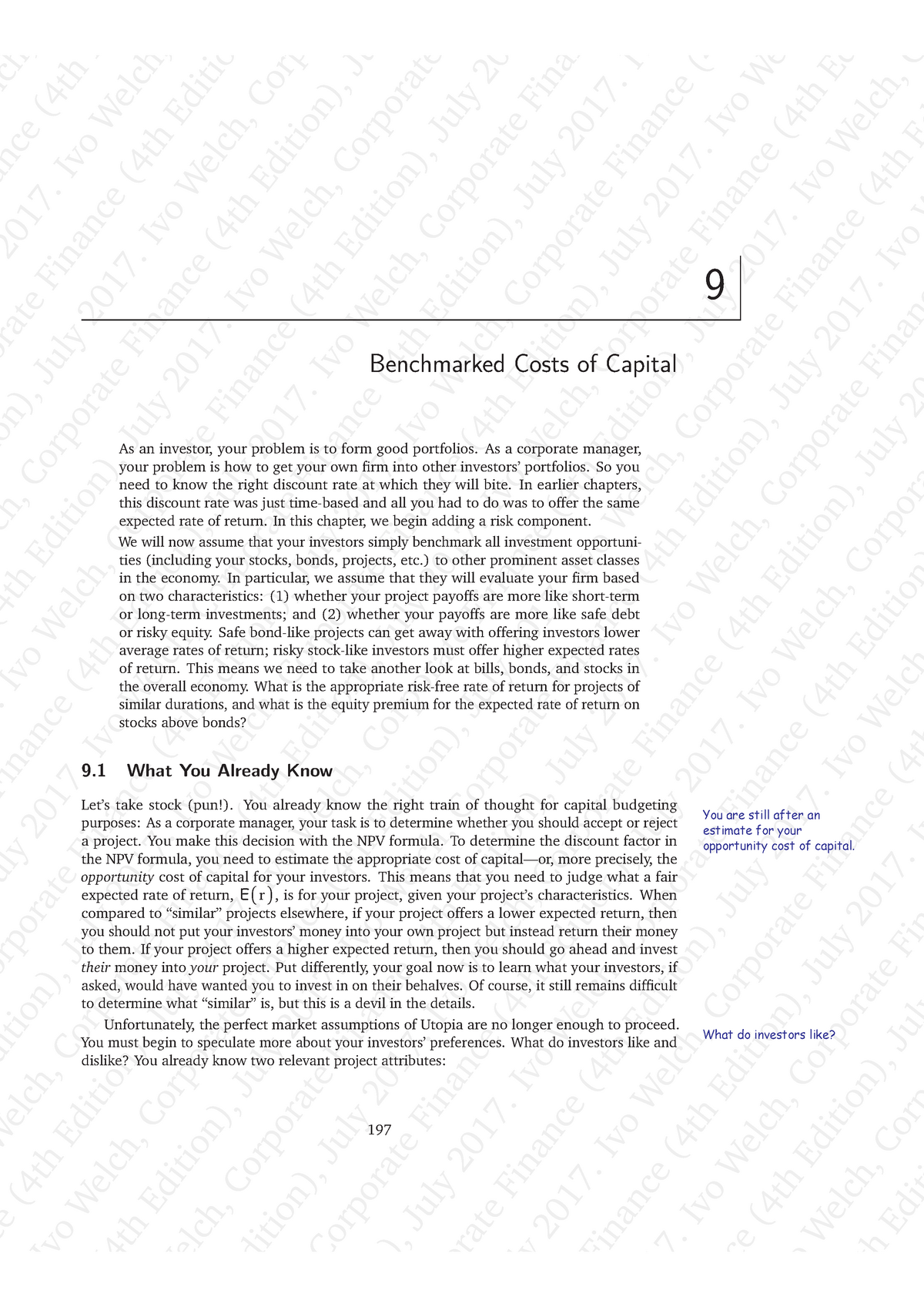 chap09-benchmarked-costs-of-capital-ju-y2-lch-io-4-ce-or-or-an-elc