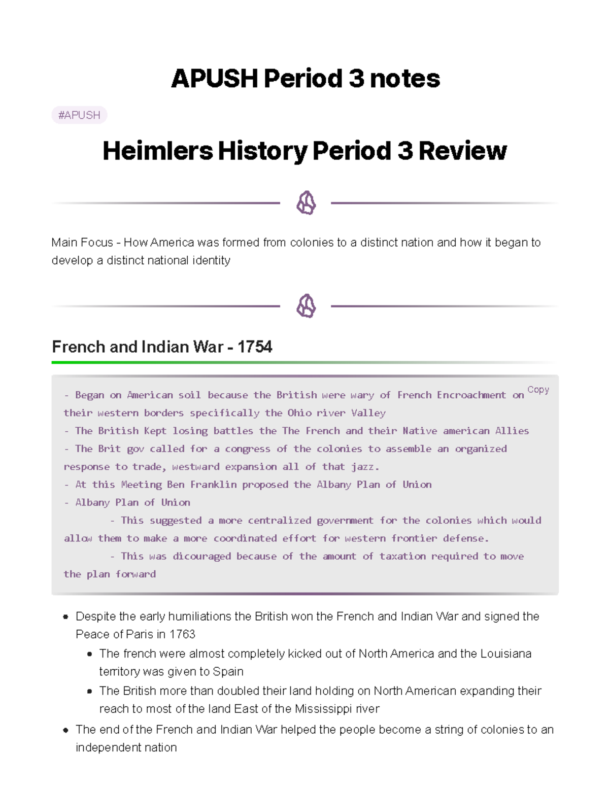 Apush Period 3 Notes - APUSH Period 3 Notes #APUSH Heimlers History ...