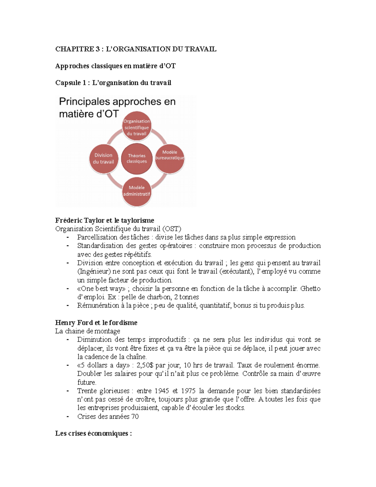 Note De Cours Seance 3 - Lecture Notes ORH1600 - CHAPITRE 3 : L ...