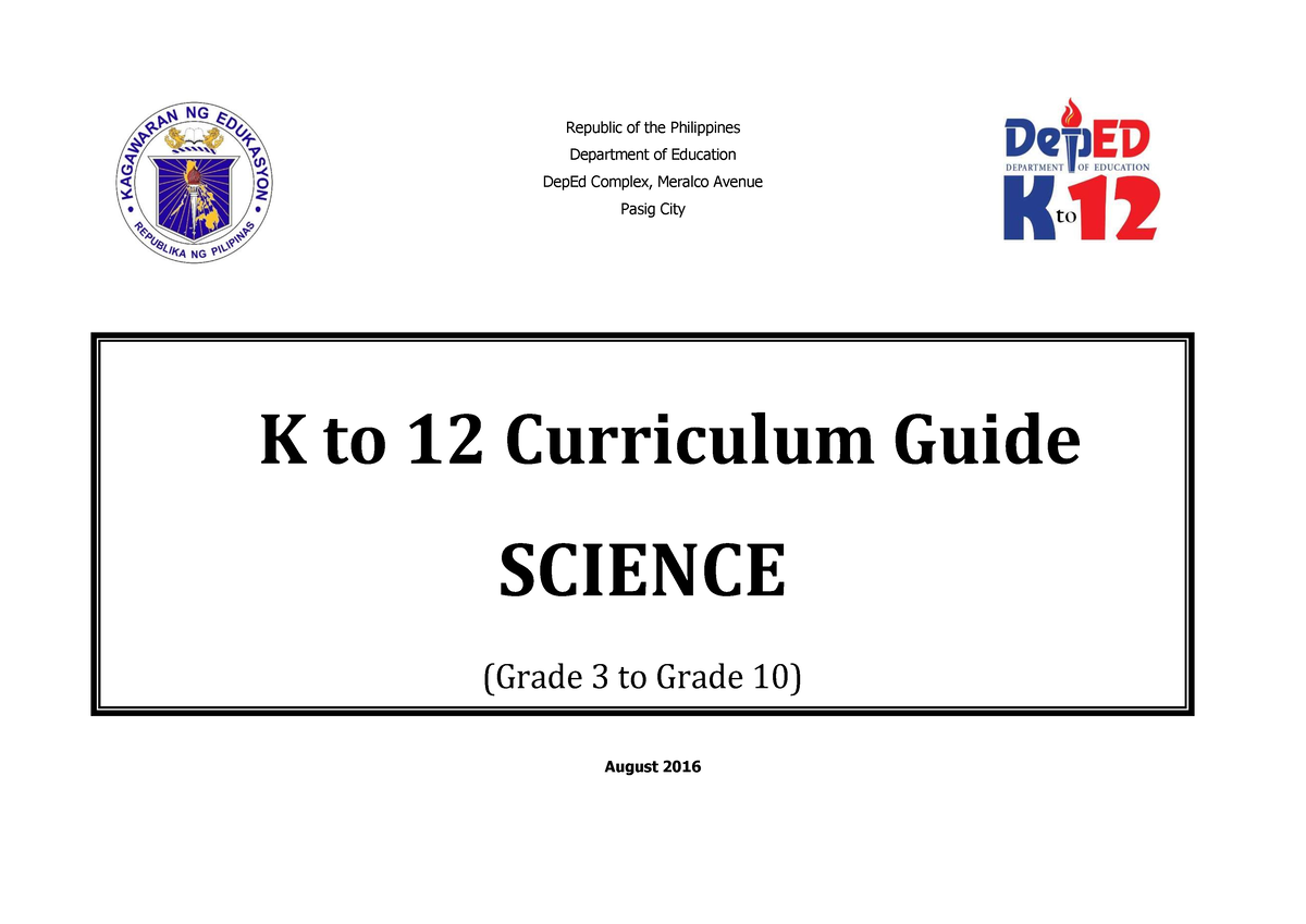 K12 Cg Guide Ppt For Melcs And Cg Republic Of The Philippines 4267