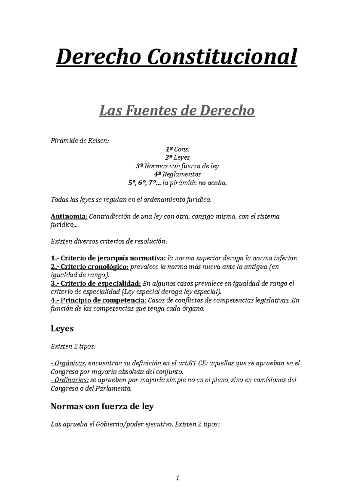 Apuntes Constitucional - Apuntes, Temas 1 - 8 - Derecho Constitucional ...