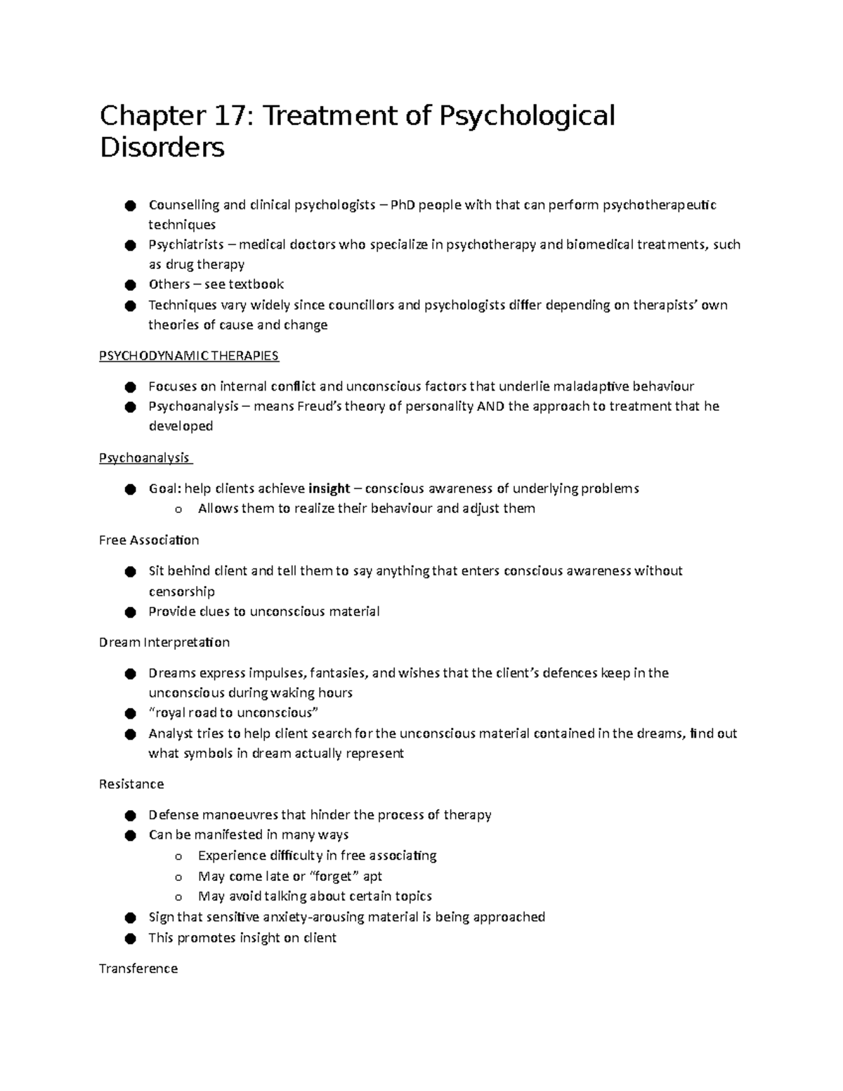 Psych - Chapter 17 - social - MA Clinical Psychology - Studocu