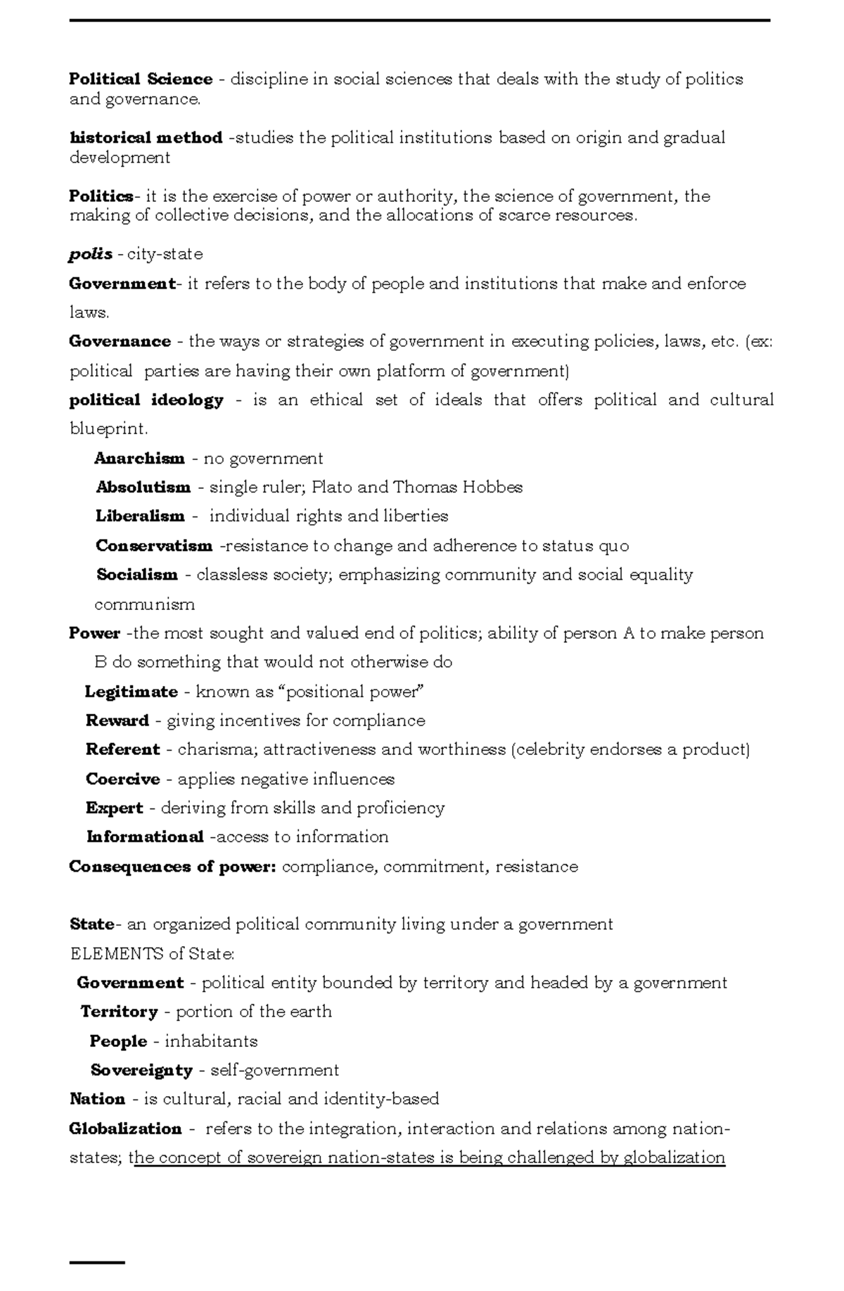Reviewer - mgjyumh - Political Science - discipline in social sciences ...